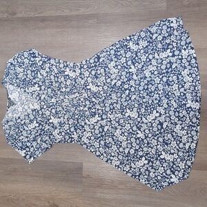 Maggy London Floral Midi V-neck Dress